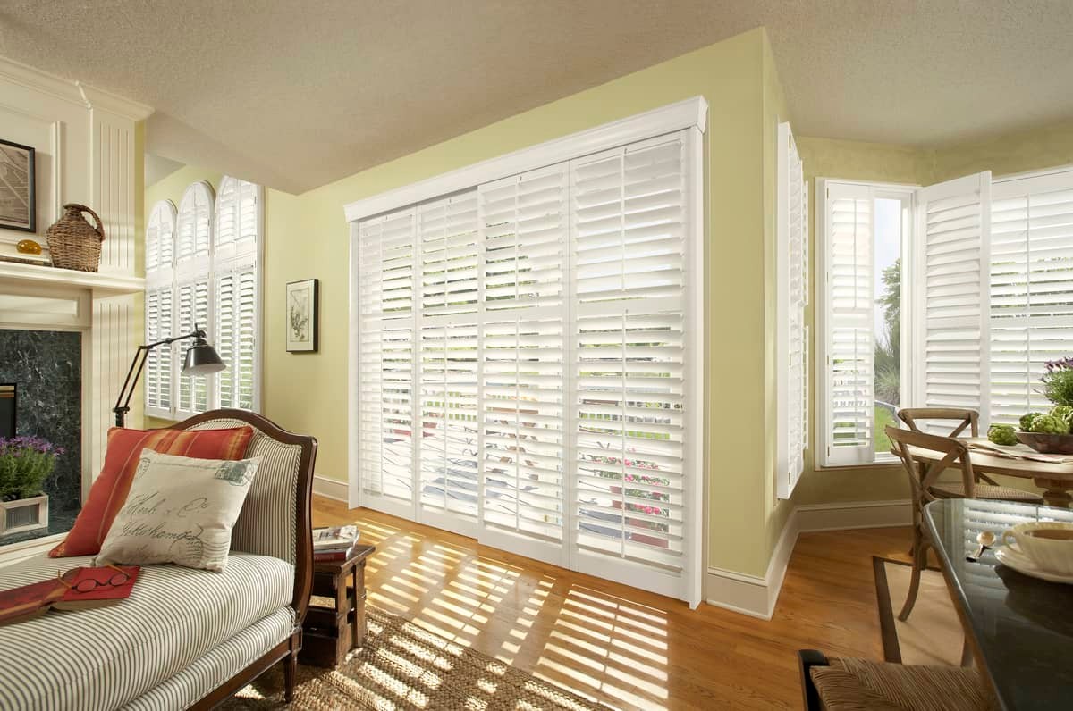 Adding shutters to your home near Jupiter, Florida (FL) including Hunter Douglas NewStyle® Hybrid Shutters.